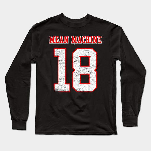 The Longest Yard Mean Machine Long Sleeve T-Shirt by zurcnami